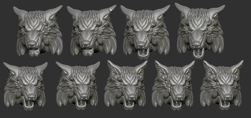 Wolfs heads