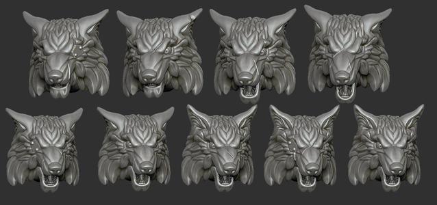 Wolfs heads