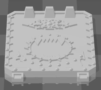 CHAOS SPACE MARINES RHINO / STORM EAGLE DOORS (Type B - KHORNE)