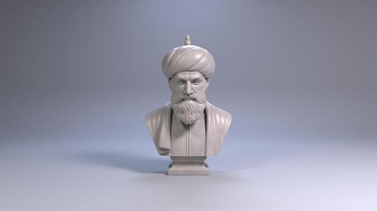 Suleiman the Magnificent  Bust Sculpture Printable STL File