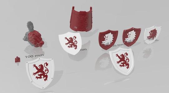 House Rampant Upgrade Kit For Imperial Knights