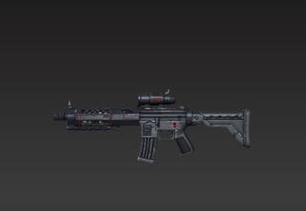 Dark Crusader's Power Armored Weapon - Grimdark Sci-Fi Cannon for Tabletop & Dioramas