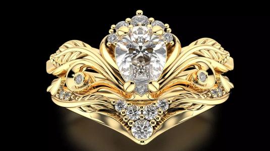 diamond wedding ring set