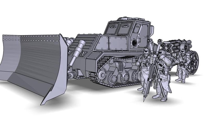 Army tractor LandCrauler