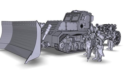 Army tractor LandCrauler