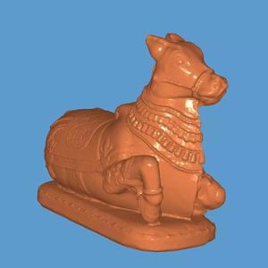 Nandi cow in clay