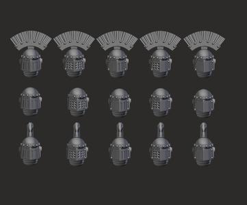 Rivet armour helmet pack