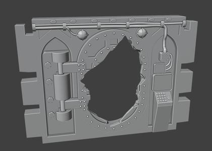SET BOARDING ACTIONS WALL 1,5,6,8 DAMAGE