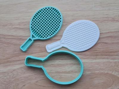 Tennis Racquet Cookie Cutter