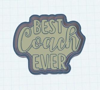 Best Coach Ever Cookie Cutter
