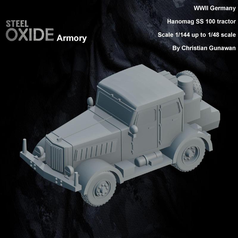 WWII Germany Hanomag SS 100 tractor