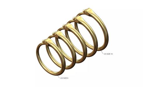 Minimalist eternity serpent US sizes 6to10