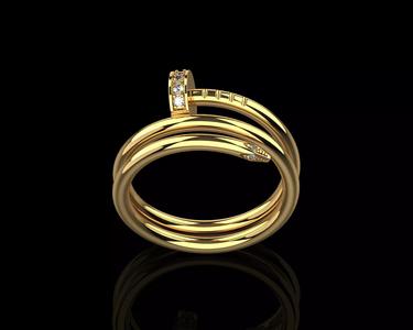 Juste un Clou ring double 16 Size N168