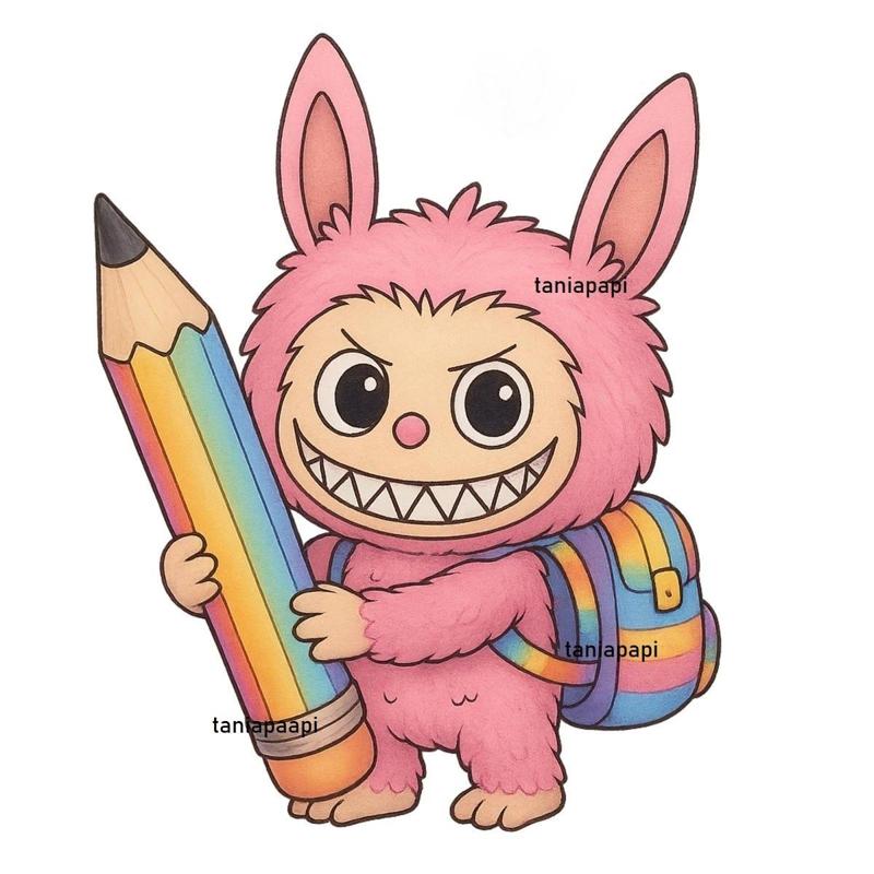 Labubu back to school