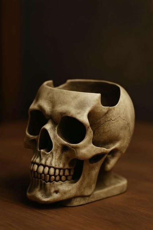 3D Skull Accessory Holder – Watch, Ring & Bracelet Stand