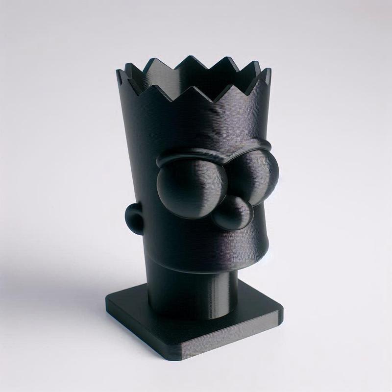 Simpson Cartoon Head Pot Holder – Funny Decorative Showpiece