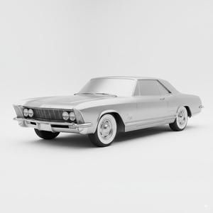 Buick Riviera (1963) – Iconic Classic American Coupe – Detailed 3D Printable Model