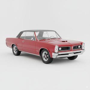 Legendary 1964 GTO 'The Goat' - Iconic American Muscle Car 3D Print Model STL