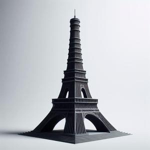 Eiffel Tower Showpiece 3D Print – Decorative Desk Ornament