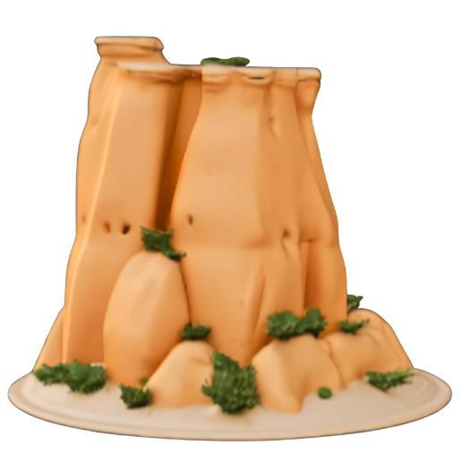 Stylized Sandstone Bluff - Tabletop Terrain