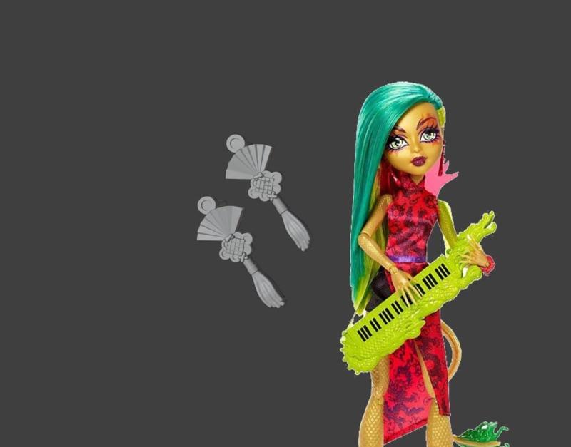 Jinafire Long Fierce Rockers Earrings replacements