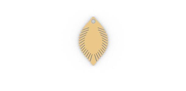 leaf pendant