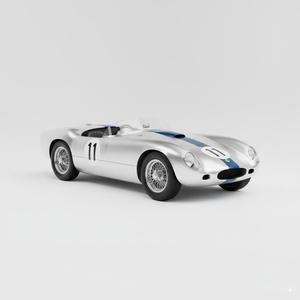 1956 Classic British Lightweight Sports Racer - Historic Endurance Car 3D Print Model STL