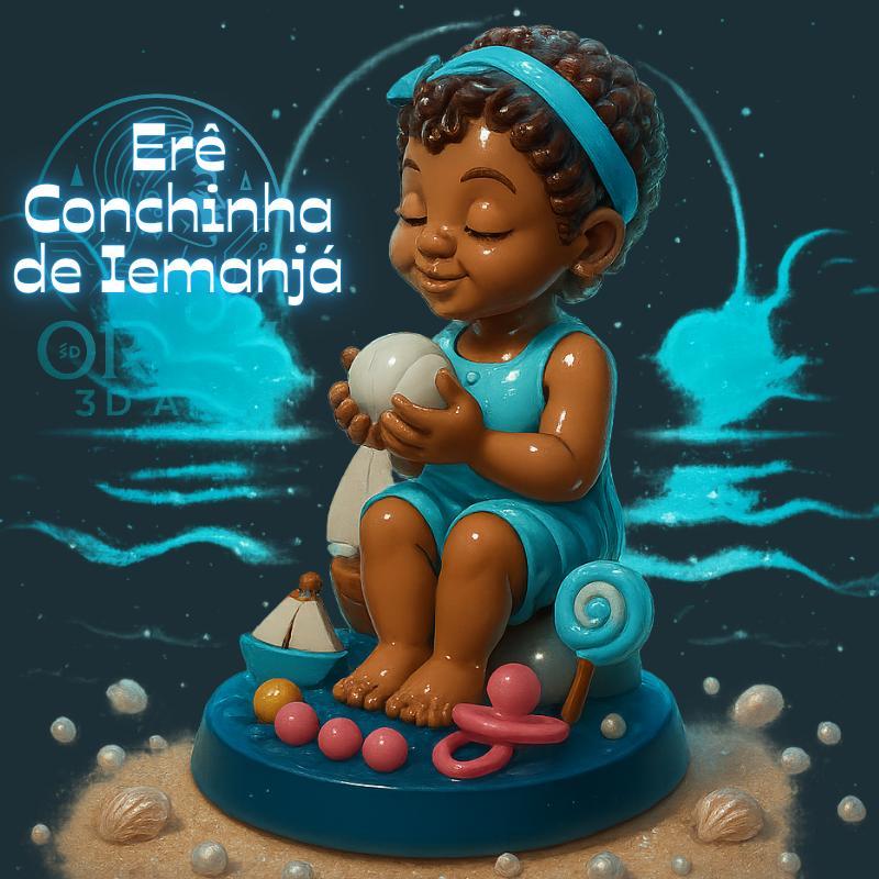 Erê Conchinha de Yemanjá - STL for 3D Printing
