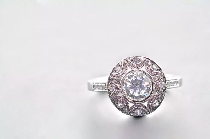 New Vintage Diamond Engagement Ring