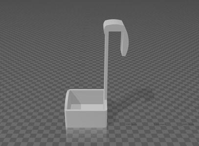 Baby camera support for cot