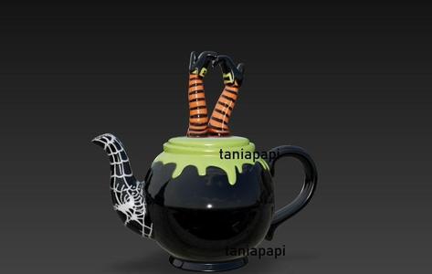 Halloween teapot