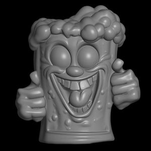 decorative beer glass design