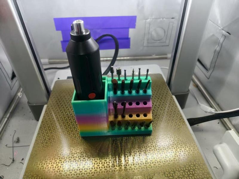 Electric screwdriver placing frame