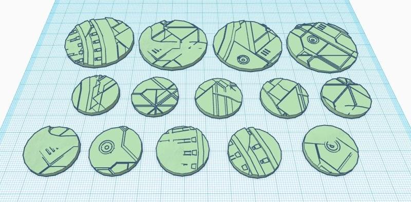 Core Space First Born Miniature Bases 24mm and 40mm