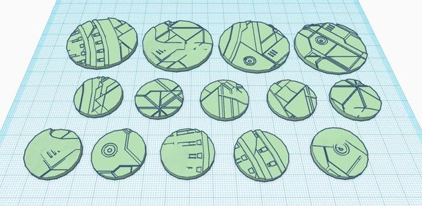 Core Space First Born Miniature Bases 24mm and 40mm