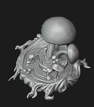 Fantasy Mushroom Grove