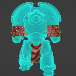 Shoulder Pteruges (Round Weights) For Large Exo-Armour