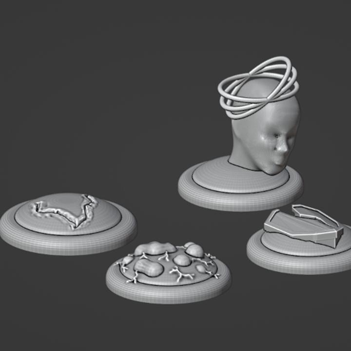 Fantasy Token Set Two STL | Printable 3D Tokens for Tabletop RPGs, Wargames, and Miniature Gaming