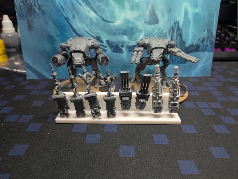 Adeptus Titanicus/Legions Imperialis Warhound Weapon Rack