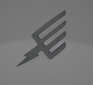 Death Strike Space Marine Icon Moulded 'Hard Transfer'