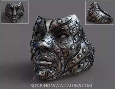 Face Bob Ring