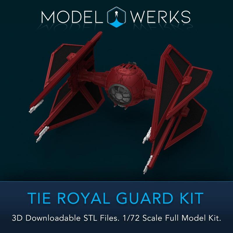 1/72 Scale Tie Royal Guard Model Kit