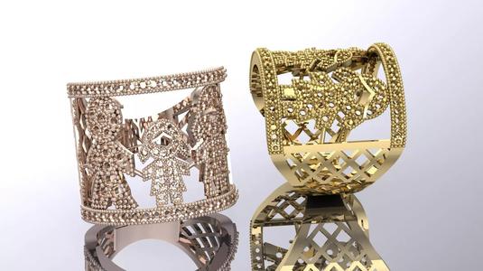 Family Ring 3D Model