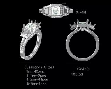 fancy engagement diamond ring for women
