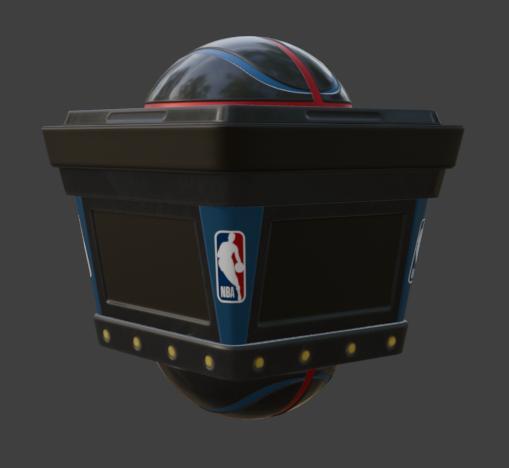 Mini Basketball Scoreboard - Decorative Desk Accessory STL