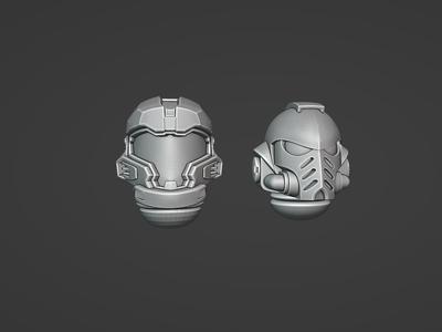 Halo JFO Helmet Compatible with Space Knights