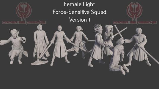 Star wars legion - Modular FEMALE Jedi Knights Version 1