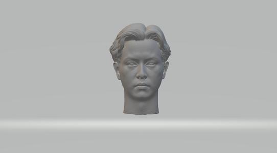 Leslie Cheung Head 3D Model 3D print model