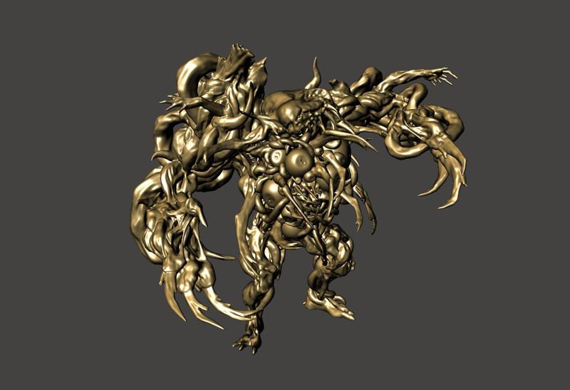 WILLIAM BIRKIN G STAGE 4 RESIDENT EVIL 2 REMAKE- HI-POLY STL 3D print model