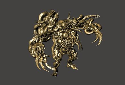 WILLIAM BIRKIN G STAGE 4 RESIDENT EVIL 2 REMAKE- HI-POLY STL 3D print model